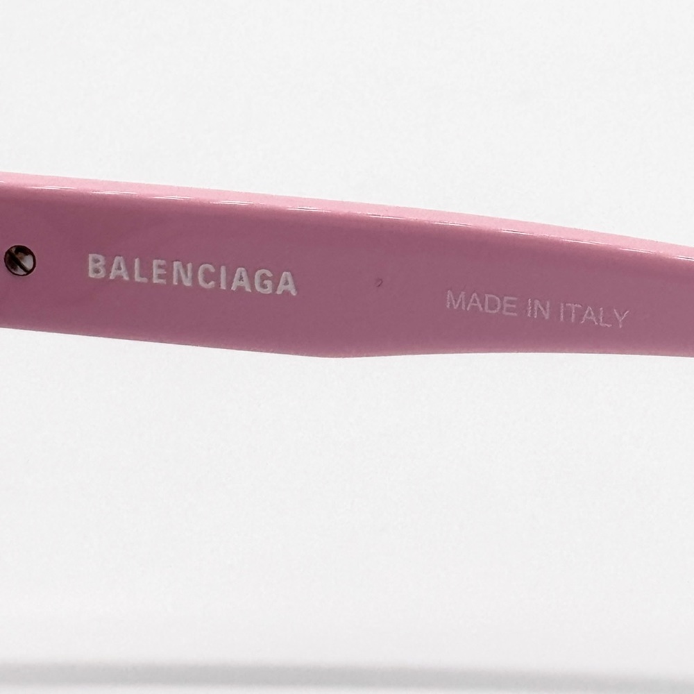 NEW BALENCIAGA CAT EYE PINK SUNGLASSES BALENCIAGA BB0132S 003 - Picture 11 of 12